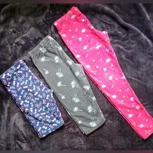 Carter's Pink 🪐 Leggings, Carter's EyeFrames Bike Shorts, Oshkosh 🌴Bike Shorts